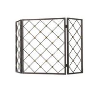 Schermo per camino, Paravento decorativo for camino minimalista, divisorio pieghevole e senza rete