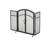 Schermo per camino, Paravento pieghevole in metallo for camino, divisorio artistico, protezione for braciere, arredamento moderno for la casa