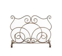 Schermo per camino, Schermo decorativo for camino vintage dorato, protezione contro le fiamme, isolamento termico, decorazione for la casa