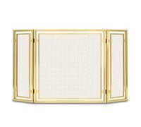 Schermo per camino Schermo per camino Schermo per camino Copertura antincendio pieghevole a 3 pannelli Grande schermo per camino Copertura per camino in rete metallica ignifuga per soggiorno Rete ant