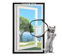 Schermo per finestra di dimensioni personalizzate, rete antigraffio per gatti, rete di sicurezza anti-zanzare e insetti, rete autoadesiva per finestre/balcone