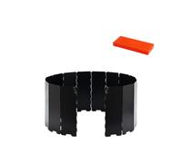 Schermo per Fornello Da Campeggio, Pieghevole con Custodia, 16 Pannelli,