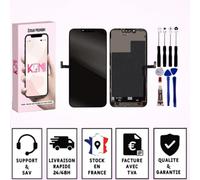 SCHERMO PER IPHONE 13 PRO MAX LCD & OLED + STRUMENTI + ADESIVO NERO - LCD