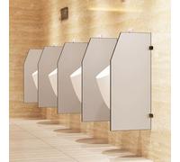 Schermo per la privacy del bagno Divisorio for Orinatoio A Parete for Bagni Pubblici Multicolore, Dimensioni Multiple(Grey,3Pc)