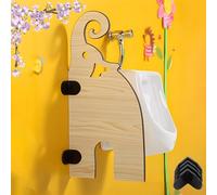 Schermo per la privacy del bagno Divisorio WC for Asilo A Parete Multicolore, Dimensioni Multiple(Yellow,800x300mm/31.50x11.81in)