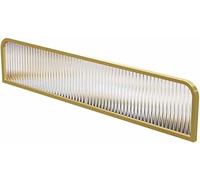 Schermo per la privacy della sala da pranzo, Divis Divisorio for piano di lavoro, schermo for la privacy, struttura in metallo, divisori bassi for recinzione(Gold,60x80cm/23.62x31.49in)