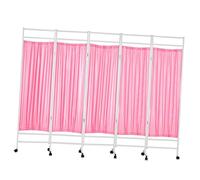 Schermo per la Privacy Medica, divisorio per la Privacy Pieghevole Portatile - Separatore Medico Indipendente a 5 Pannelli per Centri terapeutici, cliniche e uffici (180x50 cm) - Soluzione d