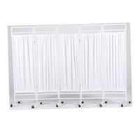 Schermo per la Privacy Medica, Schermo per la Privacy Medica Pieghevole - divisorio Regolabile in 5 Pezzi per Centri terapeutici e Assistenza Sanitaria, Soluzione di separazione temporanea p