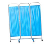 Schermo per la Privacy Medica, Schermo per la Privacy Medica Portatile su Ruote, divisorio Pieghevole per Centri terapeutici, Recinzione temporanea Regolabile, Set da 3 Pezzi (180x50 cm)