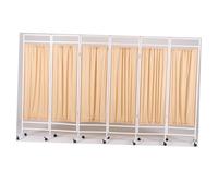 Schermo per la Privacy Medica, Schermo per la Privacy Medica Regolabile, divisorio Pieghevole per Centri terapeutici, separatore Mobile da 6 Pezzi, Recinzione Portatile per la Privacy Intern