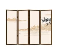 Schermo Per La Privacy Schermo divisorio da pavimento for la casa, soggiorno, sfondo decorativo, parete semplice, dipinto di paesaggio, schermo pieghevole Schermo Per Camino