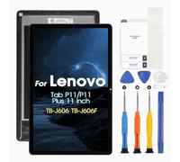 Schermo per Lenovo Tab P11/P11 Plus LCD Display per Lenovo J606 TB-J606 TB-J606F Touch Screen Digitizer Assembly Riparazione Kit (11 pollice, nero con telaio)