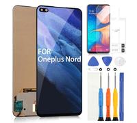 Schermo per OnePlus Nord AC2001 AC2003 LCD Display Touch Screen Assemblea Sostituzione Schermo di Vetro Digitalizzatore con Riparazione Kit (Black, 6.44")
