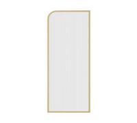 Schermo per orinatoio Divisorio per toilette, divi Parete divisoria for orinatoio in vetro temperato e acciaio inox 120x40cm(Gold,4pcs)