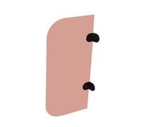 Schermo per orinatoio Divisorio per toilette, divi Parete divisoria for orinatoio multicolore 60x40 cm/23,6x15,7 pollici, montaggio a parete, confezioni multiple(Rose,3Pcs)