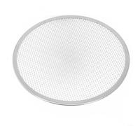 Schermo per pizza in alluminio per pizza perfettamente cotta, facile da conservare e mantenere (30,5 cm)
