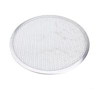 Schermo per pizza in alluminio per uso domestico e piccole imprese, offre un design leggero e un profilo di archiviazione efficiente (28 cm)