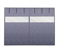 Schermo per Porta Del Garage per L'inverno, 183 213 229 274 305 366 488 518cm Tende per Porta Garage con Isolamento Termico Magnetico, Impermeabile Antivento Kit di Termiche(Gray1,W229xH259cm)