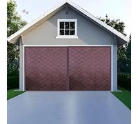 Schermo per porta del garage per l'inverno, copertura invernale per porte da 20 x 18 cm, 22 x 18 cm, 3 x 2,4 m, kit di isolamento termico magnetico per porte da garage, tenda con isolamento acustico