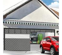 Schermo per Porta Del Garage per L'inverno, Kit di Isolamento Magnetico per Porta Del Garage, Tende Termica Isolante Freddo, 210 215 240 244 300 365 490cm(Grays,240x260cm)