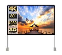 Schermo per Proiettore Con Supporto 80" 16: 9 Schermo Portatile - Una Scelta