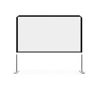 Schermo per proiettore con supporto pieghevole e portatile, schermo di proiezione a doppia faccia per interni ed esterni, schermo per film per home theater, proiettore cinematografico all'aperto e sta