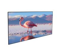 Schermo per Proiettore da 72-92 pollici con Cornice Fissa, Formato 16:9 4K Ultra HD Schermo Proiezione a Montaggio a Parete per Film e Video Home Theater Interni(92in)