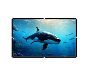 Schermo per proiettore da esterno, pieghevole anti-piega, grande schermo per teatro arrotolabile magnetico, per casa, ufficio, scuola, chiesa, cinema, campeggio, camper, presentazioni