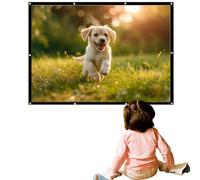 Schermo per proiettore esterno,Schermo per proiettore esterno in poliestere,Schermo per proiettore portatile esterno - Schermo di proiezione con bordo stretto e per pr