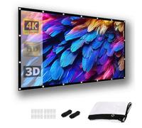 Schermo per Proiettore HD 60-150 Pollici 16: 9 4:3 | Schermo Interno Esterno Portatile Pieghevole Proiettore Per Film Schermo Home Theater(92inch16:9)