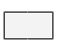 Schermo per proiettore HD per home theater, compatto, widescreen, pieghevole, antipiega, portatile, per proiezione in interni ed esterni.
