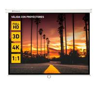 Schermo per proiettore manuale Phoenix da 100".