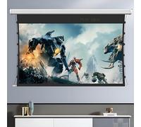 Schermo per proiettore motorizzato con telecomando, design pieghevole anti-rughe per Home Theater e visualizzazione cinema