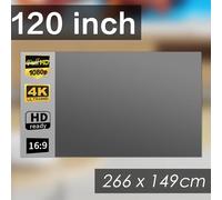 Schermo per proiettore portatile 16:9 Schermi di proiezione pieghevoli Home Cinema House Indoor Outdoor Theater 4K HD 1080P Anti luce piatta