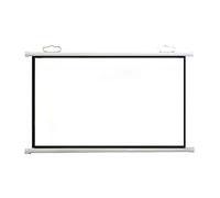 Schermo per proiettore, Schermo for proiettore avvolgibile manuale portatile for interni ed esterni 16:9 HD bianco, diverse dimensioni(50")