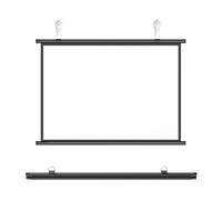 schermo per proiettore, Schermo for proiettore portatile a scomparsa, montaggio a parete o soffitto, 4:3 16:9, for interni ed esterni, 30-72 pollici(0.16875,72")