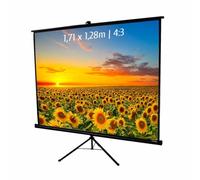 Schermo per proiezioni Kimex con treppiede 1,71x1,28m Formato 4:3