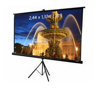 Schermo per proiezioni Kimex con treppiede 2,44x1,37m Formato 16:9