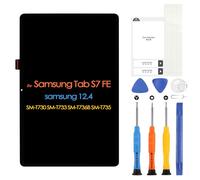 Schermo per Samsung Galaxy Tab S7 FE SM-T730 T733 T736 T738U T735 T737 12,4" LCD Display Touchscreen Digitazer Assembly Sostituzione con Strumenti (non adatto S7 Plus)