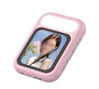 Schermo per selfie, wireless con luce regolabile, perfetto per vlogging e selfie, specchio portatile a LED per creatori di contenuti e telefono (rosa)