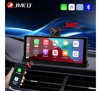 Schermo per telecamera DVR per auto JMCQ da 10,26" 4K con 360 ° Dash Cam con rotazione Wireless CarPlay e Android Auto AUX FM Bluetooth WIFI Cruscotto
