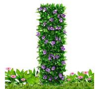 Schermo Pergola Da Giardino Espandibile - Recinzione Privacy Artificiale Con Foglie E Rampicanti | Pannello Verde Telescopico Per Patio Esterno | Rivestimento Decorativo Sintetica Per Balcone