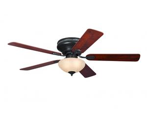 Schermo Piatto Ventilatore da Soffitto Lampada con Cavo Tirare Everett Espresso [EEK: Non valutato]