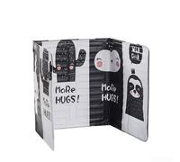 Schermo pieghevole per stufa, in alluminio, anti schizzi, efficiente contenimento del grasso, non facile da pulire, protezione pieghevole per cucina, 84 x 32,5 cm, diversi colori (D)