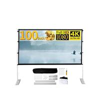 Schermo pieghevole portatile esterno 16: 9 proiettore a casa protettiva da 100 pollici all'aperto Ktv. Ufficio 3D HD Teatro en casa escolar