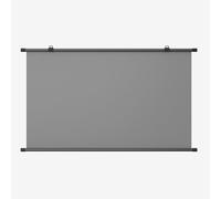 Schermo portatile avvolgibile per proiettore, Schermo di proiezione manuale 60-72 pollici 4:3 16:9 con guadagno 3,5 Montaggio a parete Abbassamento a soffitto(4:3 72in)