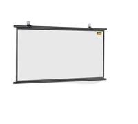 Schermo portatile avvolgibile per proiettore, Schermo for proiettore ad abbassamento manuale 16:9/4:3, montaggio a parete, a soffitto, dimensioni multiple(72 Inch 16:9)