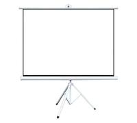 Schermo portatile avvolgibile per proiettore, Schermo for proiettore portatile da 60"-72" con supporto 4:3 Home Cinema for ufficio, confezione 2(72")