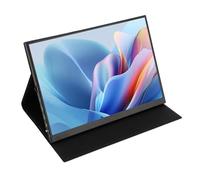 Schermo Portatile Coppia di Altoparlanti Pannello Display Altoparlanti Stereo Unità Schermo Doppio Altoparlante Monitor Connessione Esterna Schermo Esteso per IPS, Espansioni