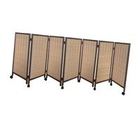 Schermo Portatile, Divisorio Indipendente, Divisorio Pieghevole For Interni, Con Ruote Universali A 360 Gradi, For Ufficio Domestico(80cm,7 pieces)
